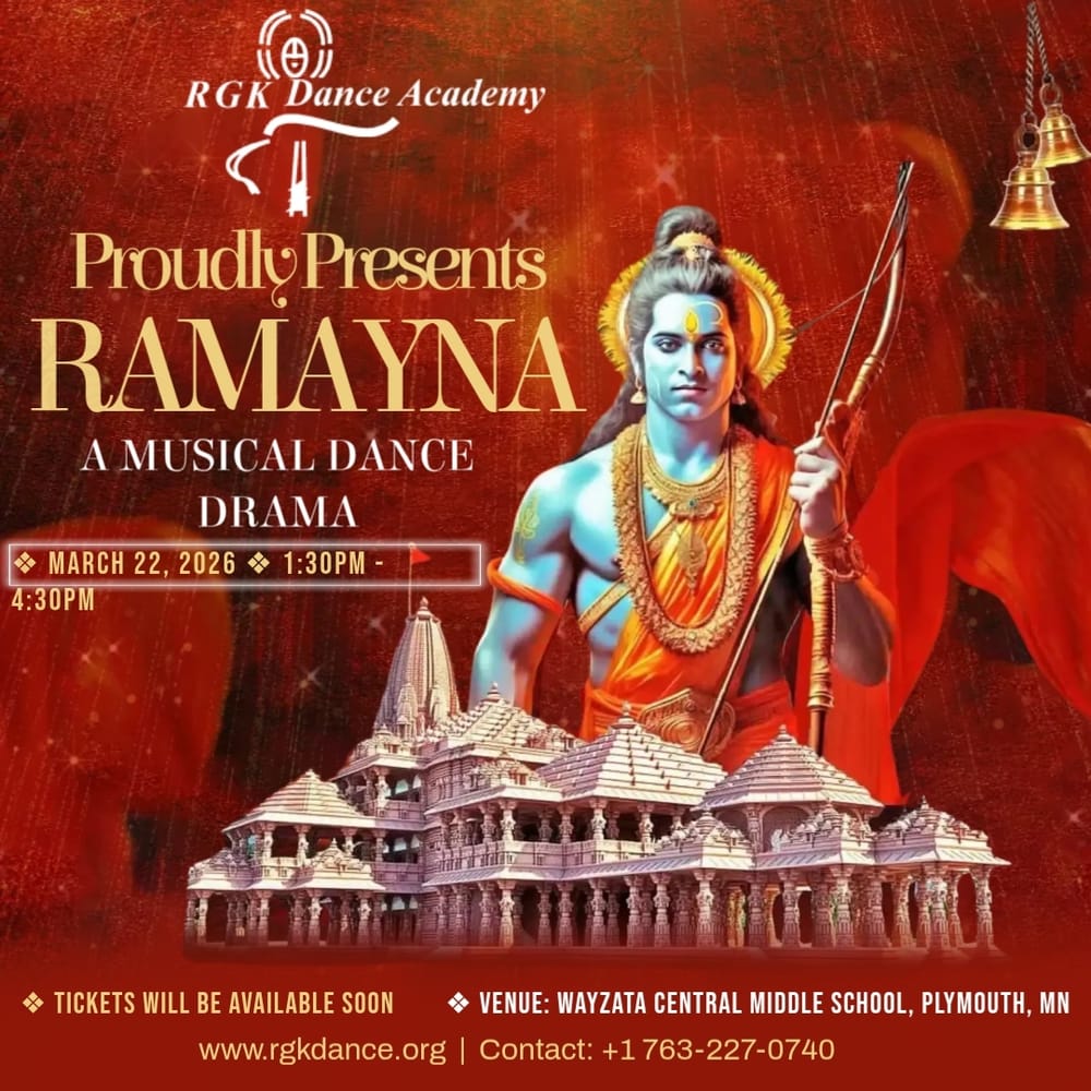 Community Event Spotlight: “Ramayana – Essence of Life” Comes to Plymouth This Sunday post image