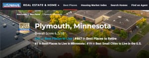 Still the Gold Standard: Plymouth Ranks as Minnesota’s Best Place to Live in 2026 Post feature image