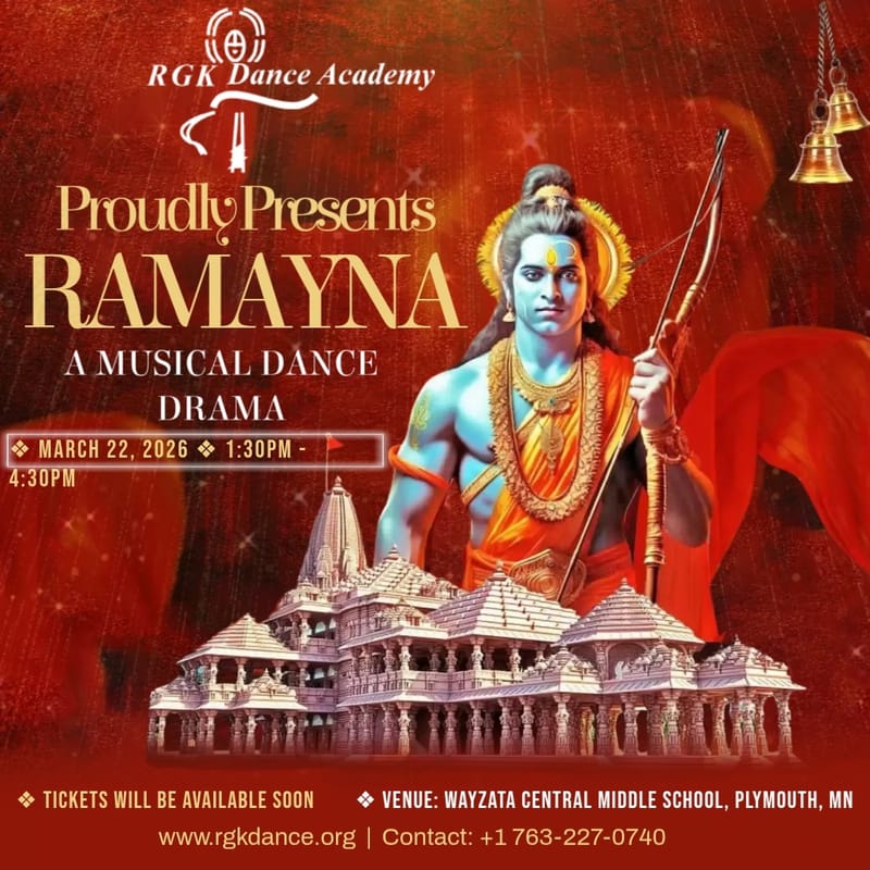 Community Event Spotlight: “Ramayana – Essence of Life” Comes to Plymouth This Sunday post image